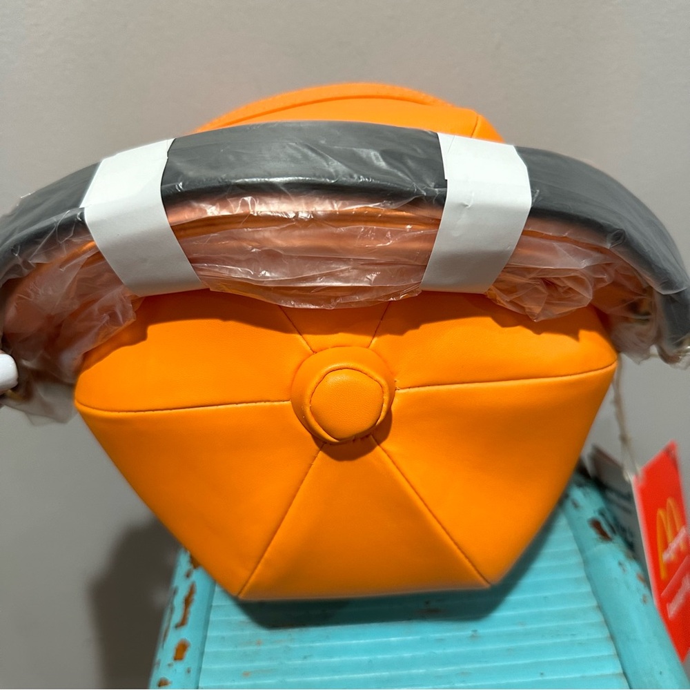 NEW McDonald’s Halloween McPunk’n Happy Meal Pail Glow Crossbody Bag Orange - Picture 9 of 15